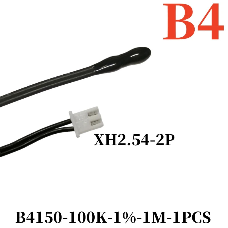New Energy Vehicle Lithium Battery Temperature Sensor NTC Thermistor 10/100K Water Drop Temperature Probe B3435/4150 50CM 1M
