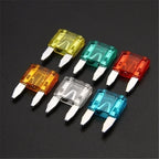 100/120pcs Car Blade Fuses Assortment Kit, Automotive Replacement Fuses Low Profile Mini Blade Fuses for Car Boat Truck