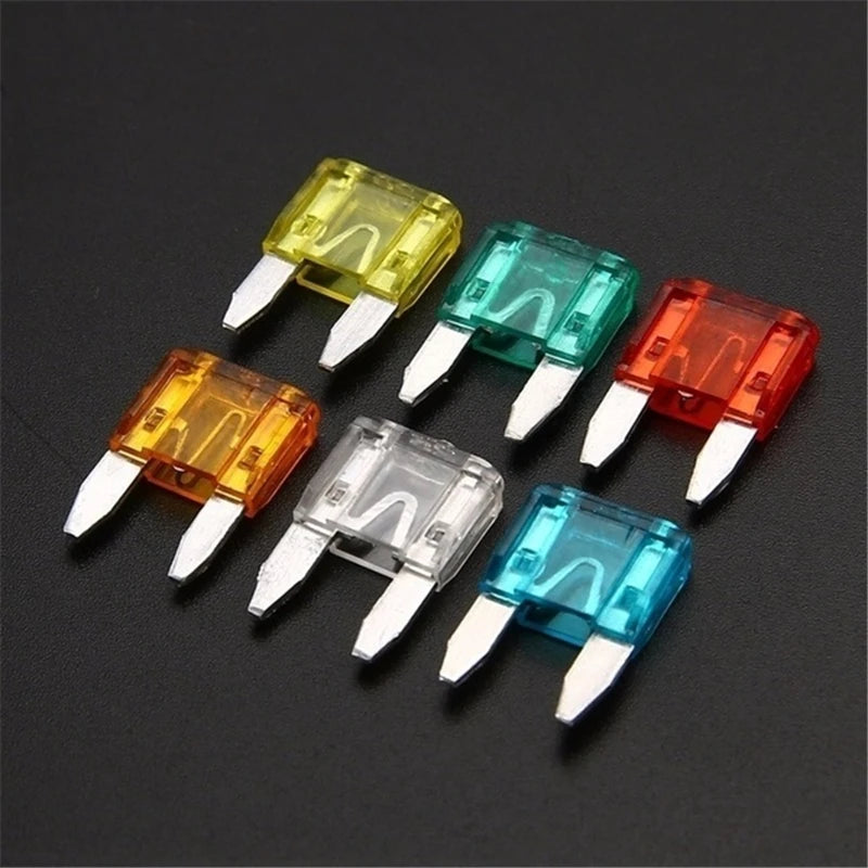 100/120pcs Car Blade Fuses Assortment Kit, Automotive Replacement Fuses Low Profile Mini Blade Fuses for Car Boat Truck