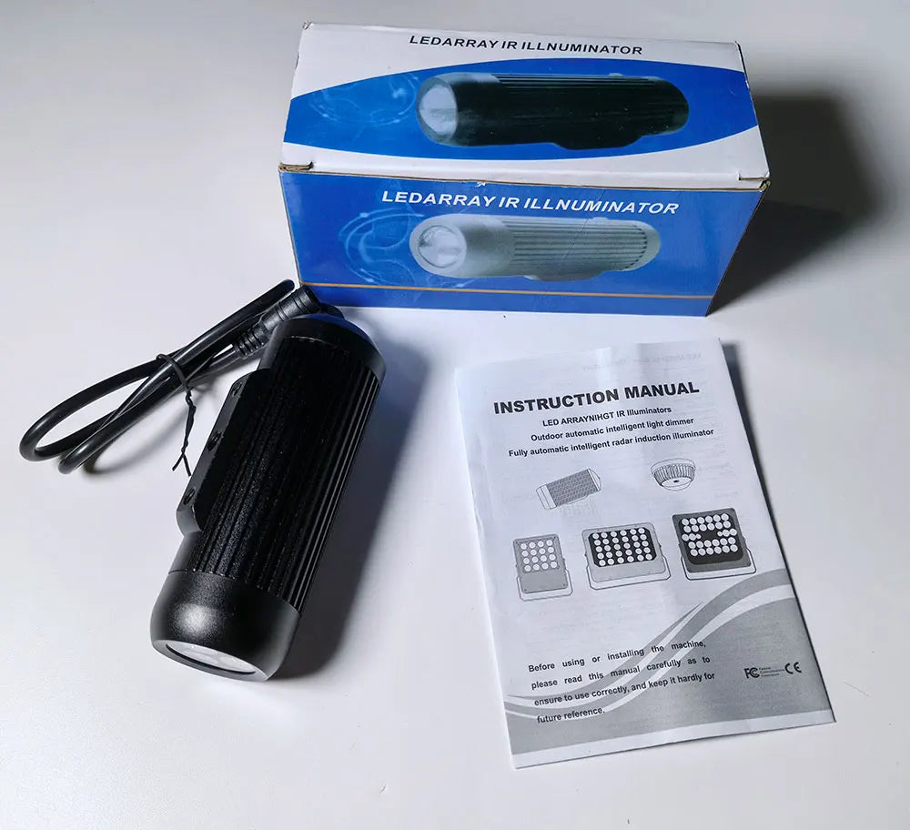 940nm Black 6W Invisible Day Night 3Pcs IR LED Array Illuminator Light Surveillance Camera Night-Vision Fill light  Light Source