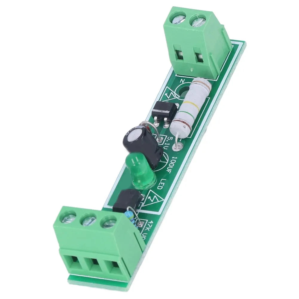 3PCS 1 Channel Opto Isolator Module AC 220V PLC Optocoupler Isolation Module 73*15mm 3‑5V Electronic Components