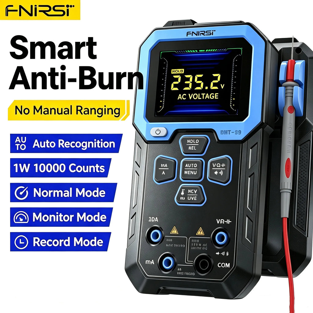 Smart Digital Multimeter FNIRSI DMT‑99 10000 Counts True RMS NCV Capacitance Temperature Current Voltage Multifunctional Tester