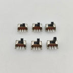 20Pcs SK12D07VG/SS12D00/SS12F15 Toggle Switch 3 Pin 1P2T PCB Slide Switch DIP ON-OFF Handle High:2mm/3mm/4mm/5mm/6mm