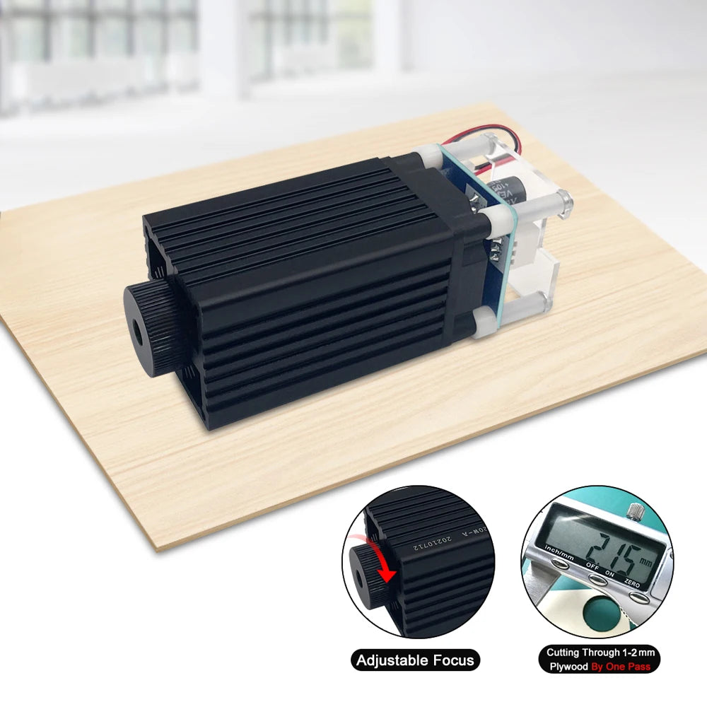 LASER TREE 20W Laser Module 450nm 40W TTL Blue Light Laser Engraver Head for Laser Engraving Cutting Machine Wood Working Tools