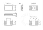 5032 ceramic passive crystal oscillator SMD2 8m 8.000 10M 12M 16mhz 20M 24M 25mhz 27M 10PCS