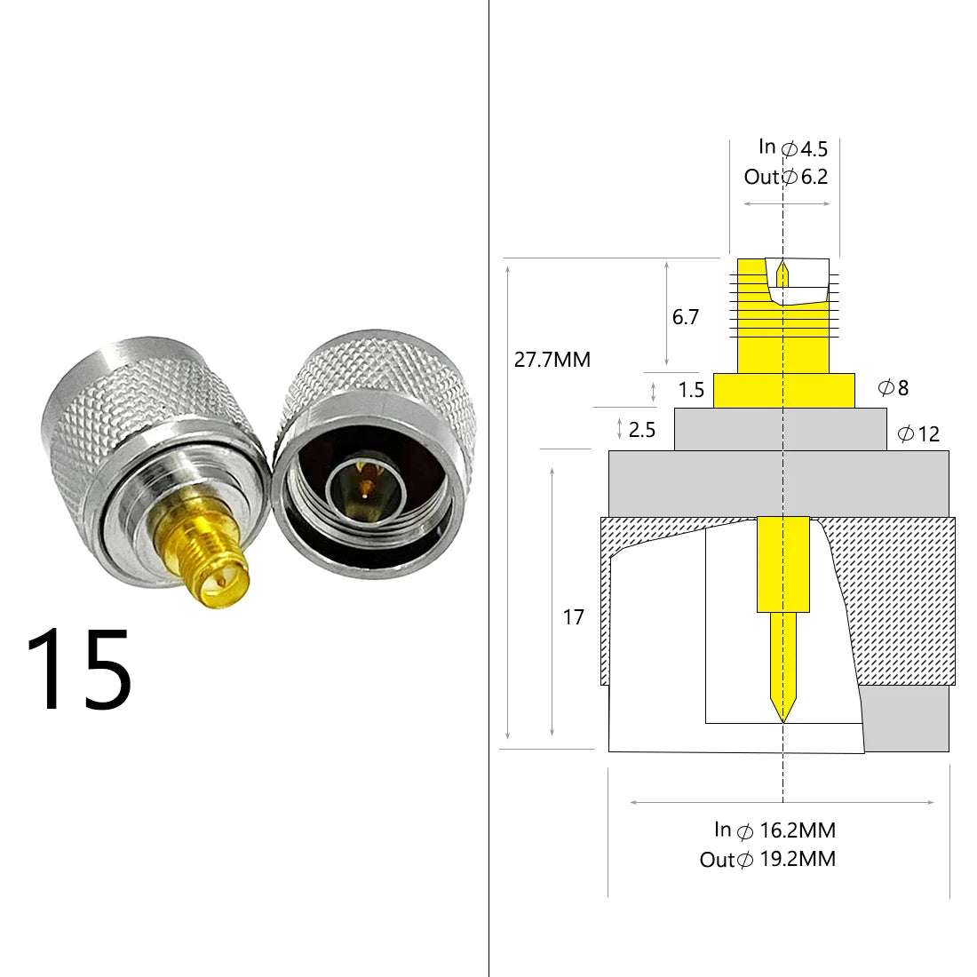 1pc Wifi Antenna Adapter SMA Male Female To BNC  N Male Female  Plug Jack RF Coax Convertor Straight NEW Wholesale Price