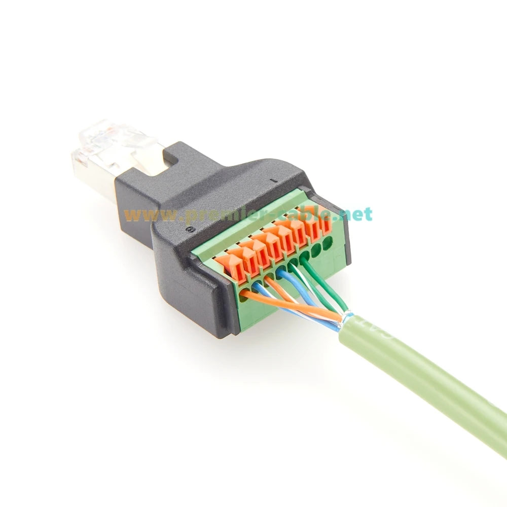 RJ45 Solderless Breakout Board RJ45 8P8C to Quick Spring Crimp Wiring Press Terminal Block Quick Push Extender for PIKA CT301