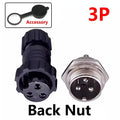 5/10/100Sets GX16 M16 QL16 Plastics 16MM Aviation Plug Male Female Docking Panel Mounted Connector 2/3/4/5/6/7/8/9/10 Pins