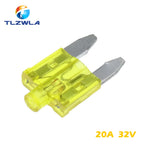 10PCS Small With Light With Fusing Indication Automobile Plug-in Fuse Small Sharp Foot Fuse For Automobile 5A ~ 40A