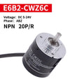 1 Pc E6B2C-WZ6C Rotary Encoder Rotational Incremental Type Rotary Switch Stable Pulse NPN 100-2000P/R DC 5-24V