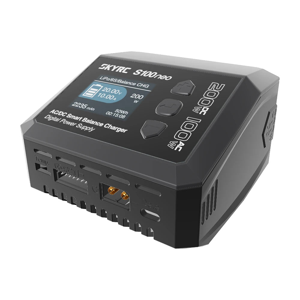 SkyRC S100neo Balance Charger AC/DC 12A Smart LiPo Battery RC Charger Discharger