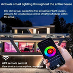 TUYA Intelligent LED Ceiling Light RGB Remote Dimming WiFi Bluetooth Decorative Light Living Room Bedroom Indoor Home Light