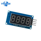 TM1637 Display Module LED 7 Segment 4 Bits 0.36 Inch Clock RED Anode Digital Tube Four Serial Driver Board for Arduino