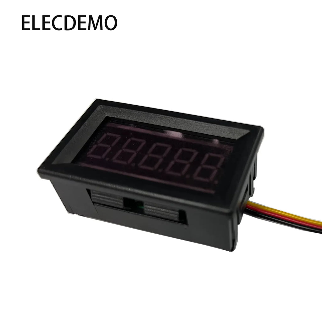 5-Digit High Precision DC Digital Voltmeter Panel Meter Head, 0-99.999V (100V), RS485 Modbus RTU Online, LED Display DIY Module