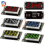 1PCS TM1637 0.56 inch 5V 4 Bit LED Digital Tube Display 7 Segments Red Green Blue Yellow White LED Module Board for Arduino