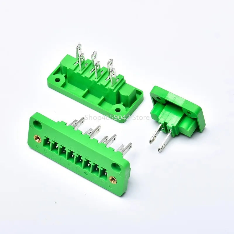 5sets 2EDGWB 5.08/15EDGWB 3.81 2/3/4/5/6/10/12Pin Wall Terminal Plug Type 5.08mm/3.81mm Pitch Connector Pcb Screw Terminal Block