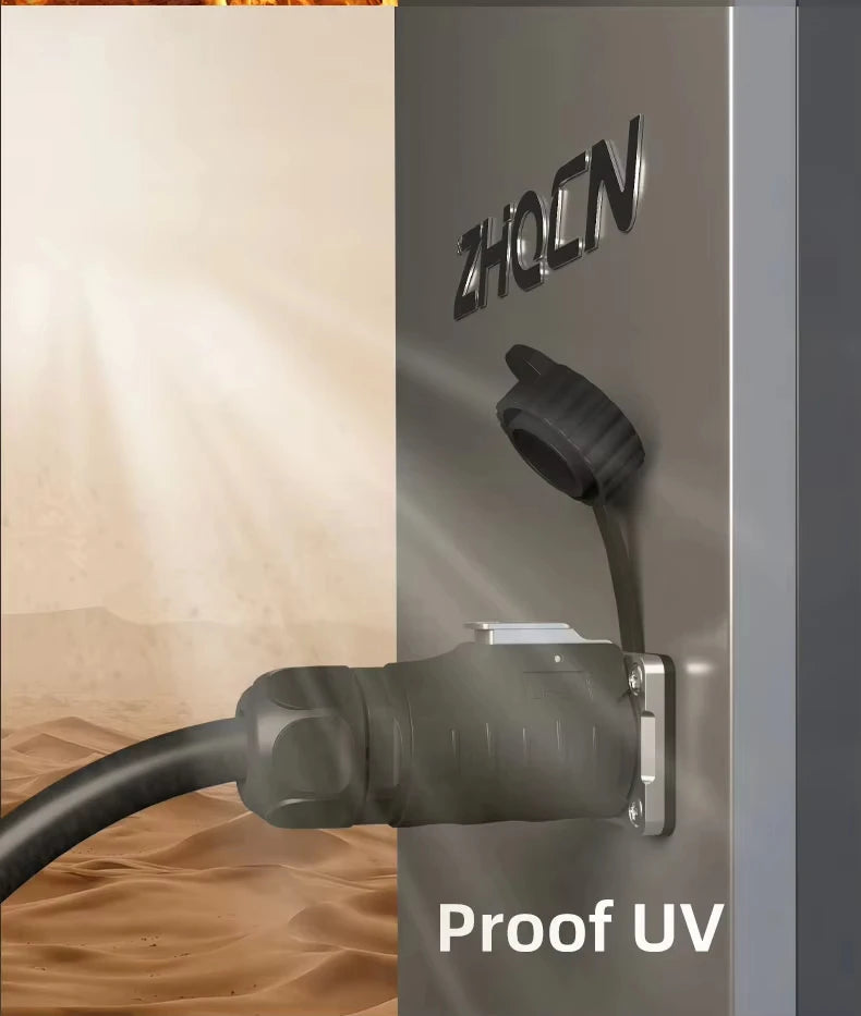 ZHQCN LP20 Waterproof IP68 Fireproof Convenient And Quick 2/3/4/5Pin Plug And Socket Aviation Connector Square Panel Mount
