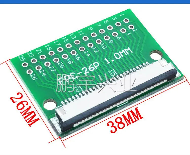 5pcs FPC 1.0MM Pitch Conversion Board DIY PCB Board 4P~30P 4 5 6 8 10 20 24 26 30 P Connector For Cable Transfer