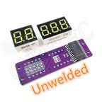 MAX7219 0.36 Inch 5 Bits Digital LED Display 7 Segment Module 6 Color Available for Arduino STM32 STC AVR ESP32 Unwelded