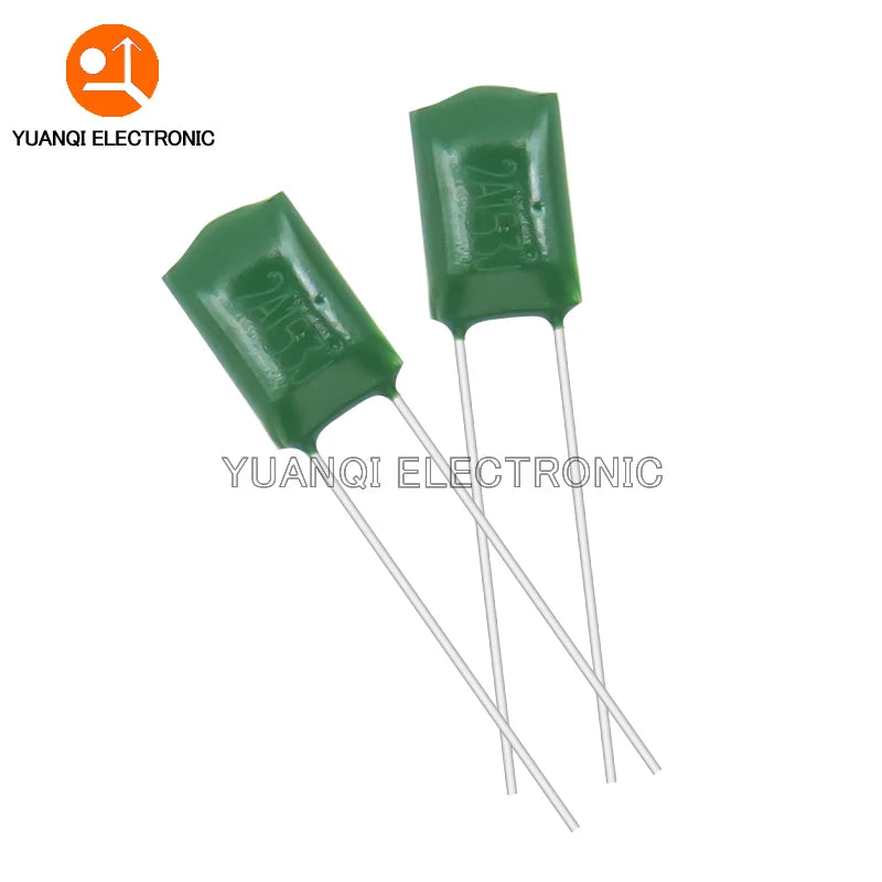 50Pcs 100V Polyester Film Capacitor 330PF 470PF 560PF 102 222 472 103 223 333 473 104 1NF 2.2NF 10NF 22NF 47NF 100NF 0.1UF