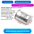 CBB65 AC Motor Capacitor Air Conditioner Compressor Start Capacitor 450VAC 5uF 20uF 25uF 30uF 35uF 40uF 45uF 50uF 60uF 70uF 5%