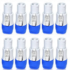 10Pcs 3Pin Powercon XLR Connector 20A Power Plug Power Socket NAC3FCA NAC3MPA NAC3FCB Male Plug Adapter Stage Light LED Screen