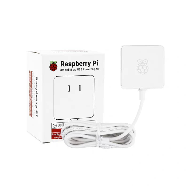 Official Power Adapter for Raspberry Pi 3 Model B+ 5.1V 2.5A Power Charger with US UK EU Plug Charger for RPI 2B 3B 3B+ Zero
