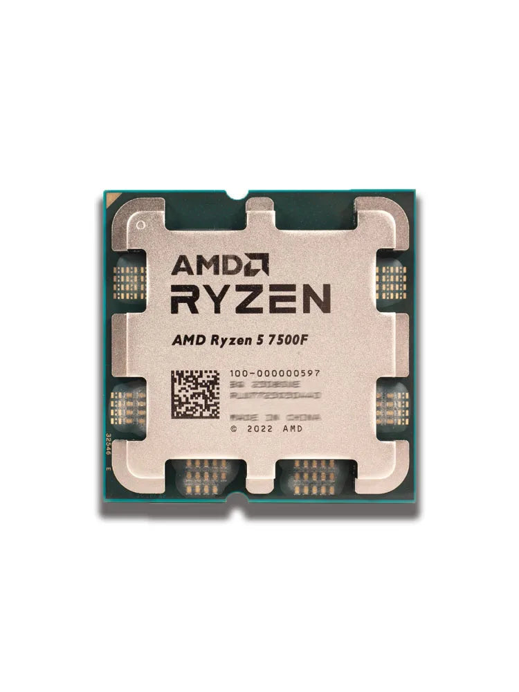 AMD Ryzen 5 7500F Used R5 7500F 3.7GHz CPU processor 6-Core 12-Thread 5NM L3=32M 100-000000597 Socket AM5