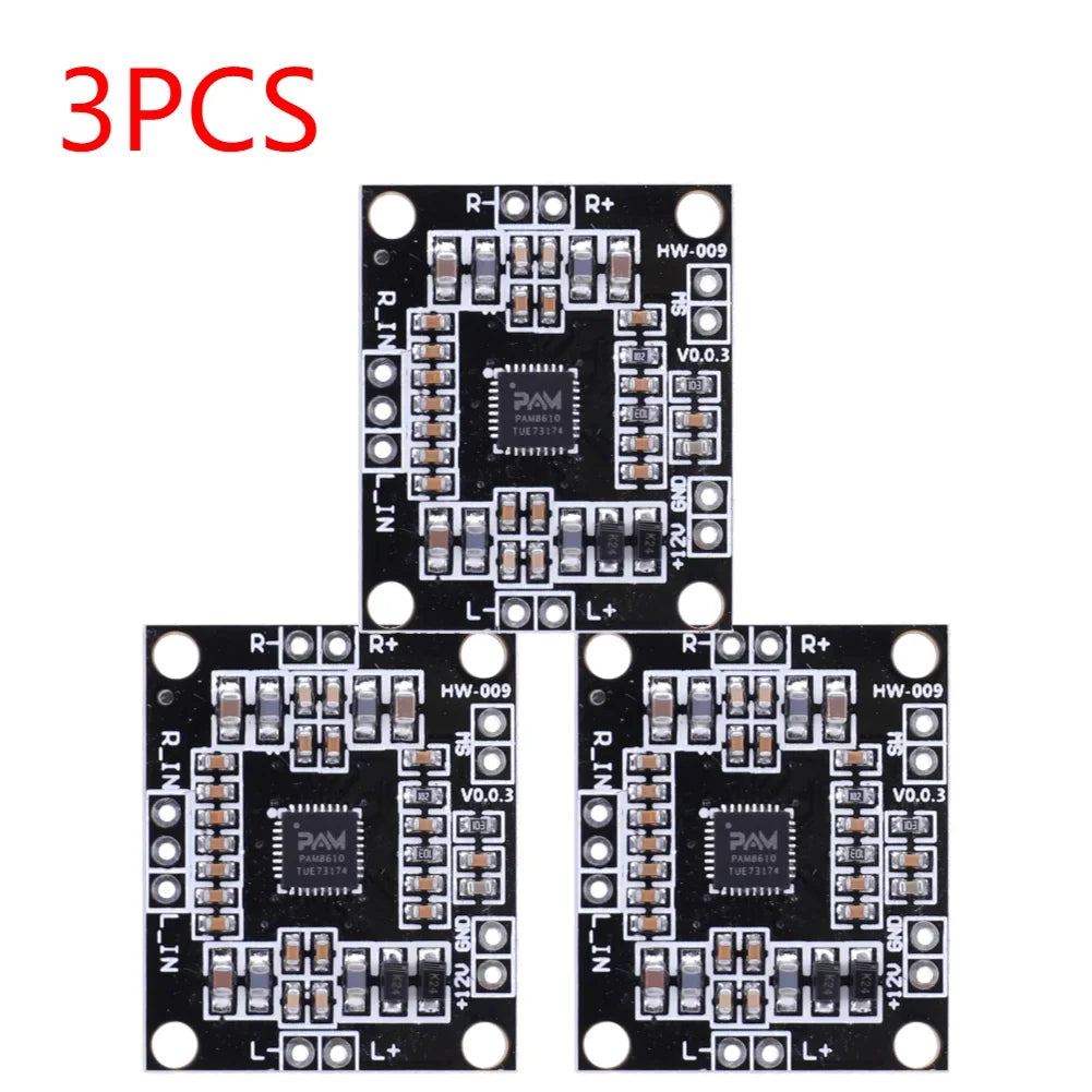 PAM8610 Digital Audio Amplifier Board 2x15W Voice Sound Amplifier Module Class D Dual Channels Stereo Mini Power Amplifier Board