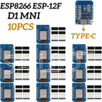 1-10PCS WeMos D1 Mini TYPE-C/Micro USB ESP8266 ESP-12F CH340G V2 Module WiFi D1 Mini Development Board 3.3V With Pin For Arduino