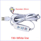 1PCS DC3V-5V Dimmable 5730 SMD LED Lamp 1W 2W 3W 4W 5W 10W LED Light Beads White Warm White With Light Adjust Switch.