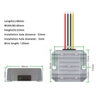 48V/36V/24V to 12V 5A 10A DC Power Converter Car Voltage Stabilizer DC DC Step-down Module