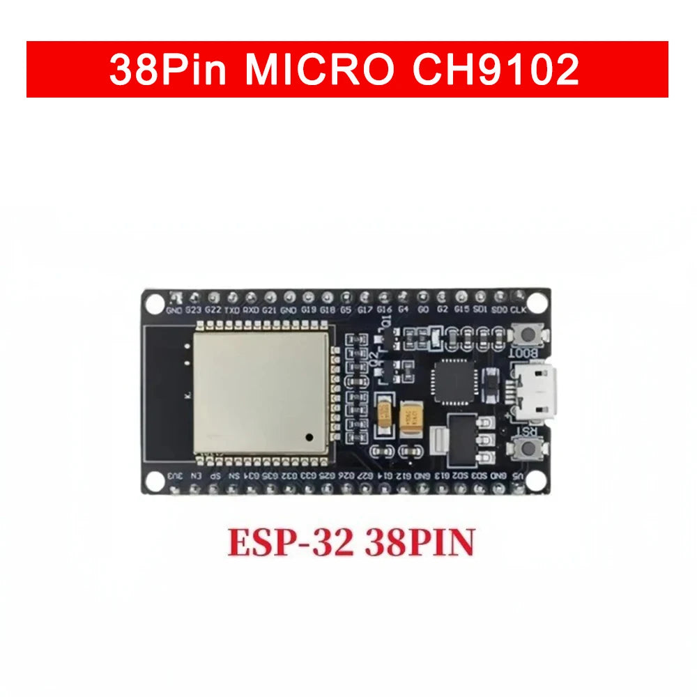 10PCS ESP32 Development Board WiFi+Bluetooth Ultra-Low Power Consumption Dual Core ESP-32 ESP-32S CP2102 CH9102 CH340 DEVKIT V1