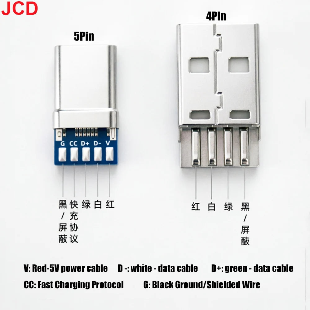 Micro Mini 5P Type-C USB To Dip PCB Converter Adapter 90 Degree Right Angle Breakout Board Repair Welding Socket Connector Port