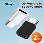 2PCS USB C To Lightning Adapter Lightning Female to Type C Male Converter High Speed Charging Connector For iPhone 15 16