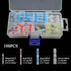 Waterproof Heat Shrink Butt Splices for A Secure Corrosion-Resistant Seal All-in-One Solder Seal Wire Connector Kit With Box