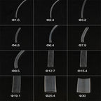 1 roll Heat Shrink Tube  Transparent 3: 1 ratio Adhesive Lined with Glue Dual Wall Tubing Wrap Wire Cable kit Diameter 1.6-30mm