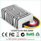12V 24V to 5V DC Converter Regulator 3A-100A Car Step Down Reducer LED Lighting Display CE Certified Waterproof Dustproof