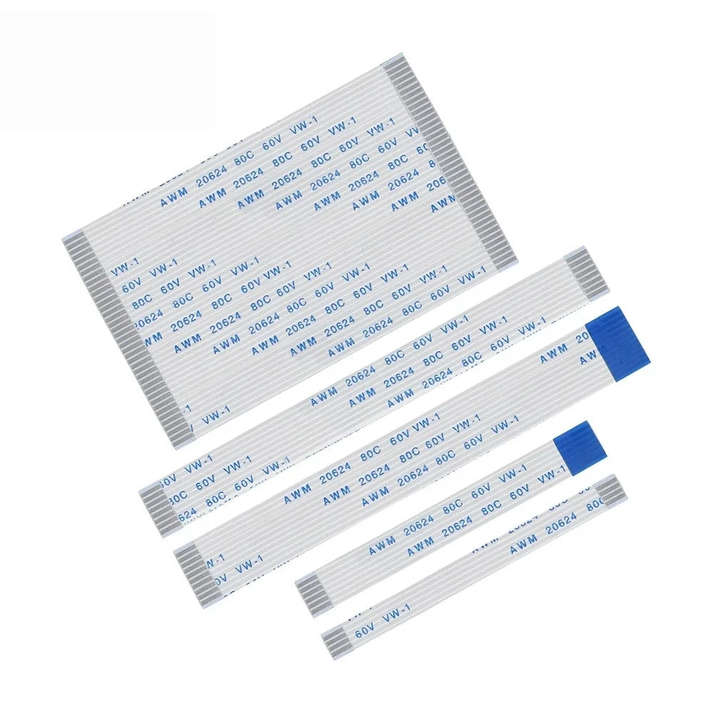 10PCS FFC/FPC Flexible Cable Connection Cable Flat 0.5MM 6/8/10/12/24/30/40P Forward Direction/Reverse Direction 10/15/20/30CM