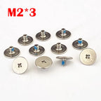 10pcs/Lot Laptop Hinge Screw Flat Head Cross Head M2*3 Screw For HP Lenovo Laptop Assembly Hinge Connector Screws