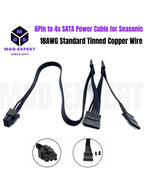 Modular Power Cable for Corsair AX1200 1200W GOLD Power, GPU PCIe 8Pin 6+2, CPU 4+4Pin, SATA, Molex IDE 4Pin, 14+10Pin to 24Pin