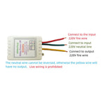 1-480Min Timer Adjustable Disconnect Delay Controller AC 110V 220V Power-ON Delay OFF Relay Switch 7A Output Current Relay Board