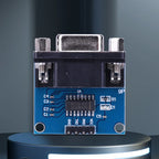 1-10PCS MAX3232 RS232 to TTL Serial Port Converter Module TX RX VCC GND Female DB9 Connector 3.3V-5.5V MAX232 Flashing Board