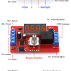 DC 5V 12V 24V 10A Adjustable Time Delay Relay Module LED Digital Timming Relay Timer Delay Trigger Switch Timer Control Switch