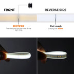 Wifi Bluetooth COB LED Neon Strip Light Wall Touch 23key Remote Control 220V Dimmer Power Kit 5m 10m 20m 0.5m 240LED/m Flex Lamp