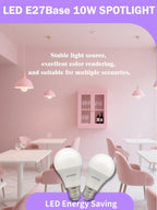 1-10Pack E27 10W LED Bulb Are Equivalent to 100W Incandescent Lamps  110V 220V Ultra-Bright 3000K 6000K For Living Room Use