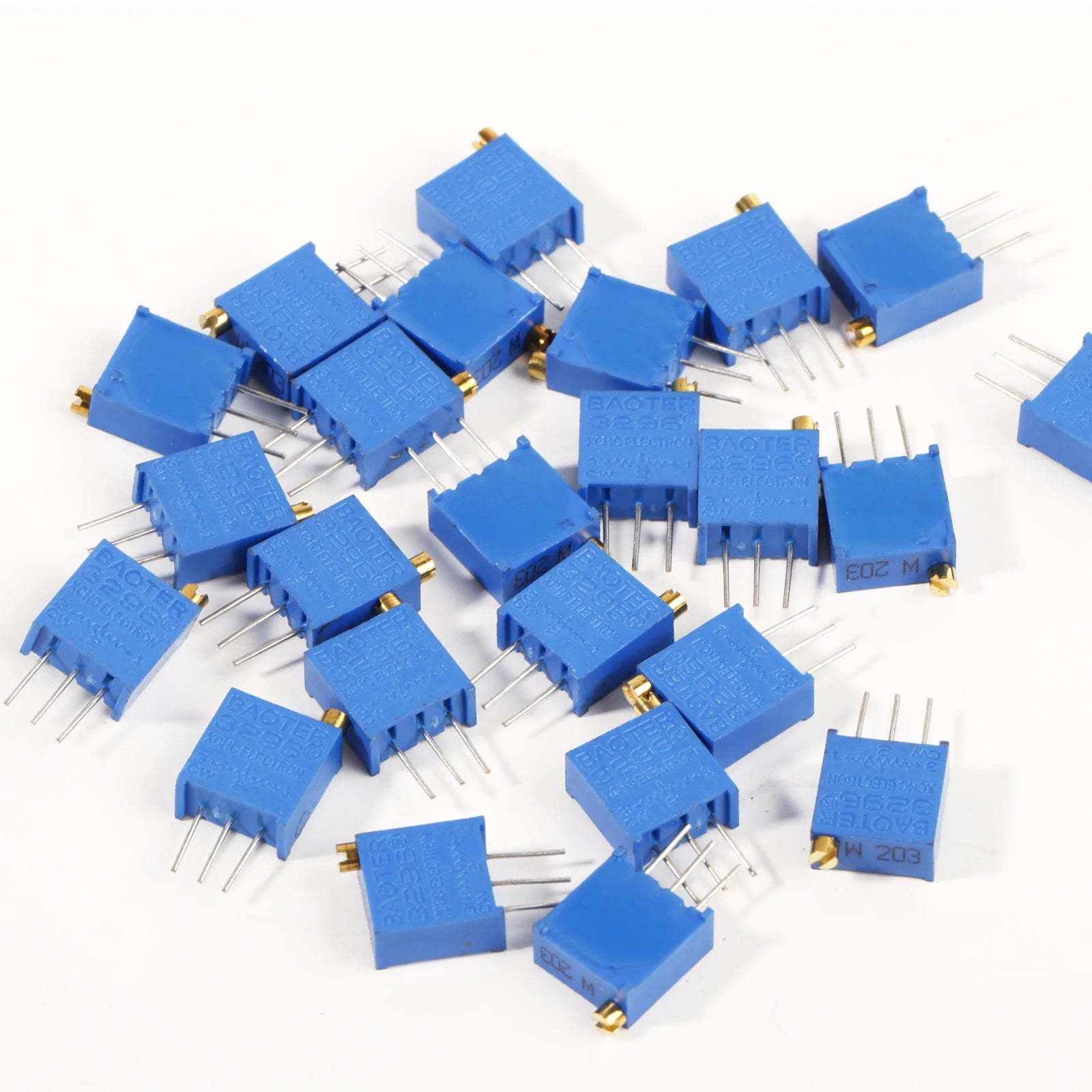3296W Potentiometer Resistor Kit Precision Adjustable Variable  Resistance Trimmer Potentiometer 1K 10K 100K 1M 50R 100R