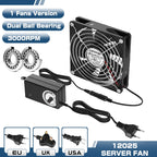 12cm High Speed Large Air Volume 100V 220V Btc Mining Machine Workstation Cabinet 120MM Violent Server Cooling System Fan Kit
