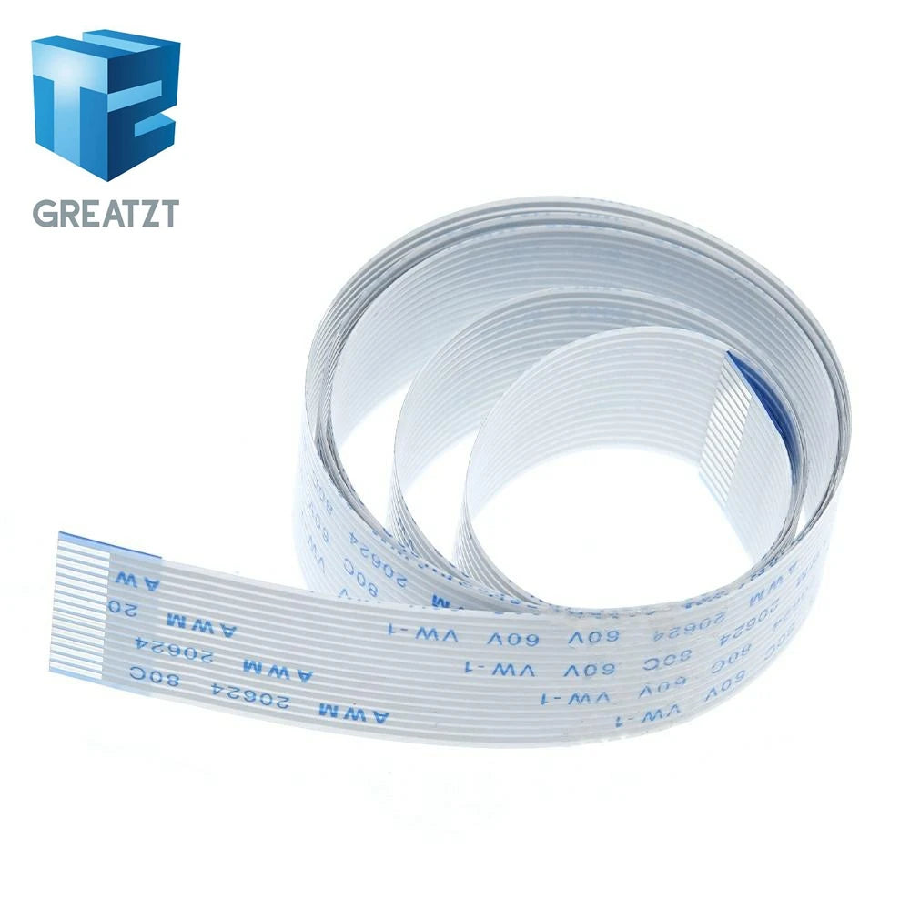 GREATZT 15 Pin Ribbon Flex CSI Cable with 10cm 20cm 30cm 40cm 50cm 60cm Length for Raspberry Pi 3 Model B+ / 3 / 2 Camera