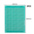 Single Sided Green PCB Prototype Board Universal Through Hole Perfboard for DIY Electronic Projects